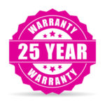 Twenty five year warranty icon