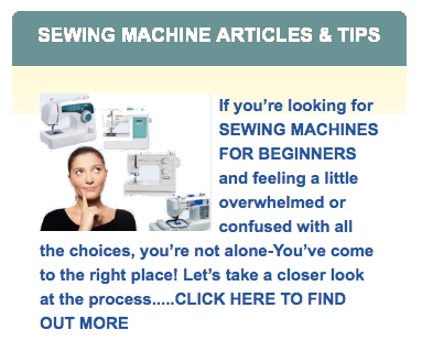 Find The Right Sewing Machine For You - The Sewing Machine Lady